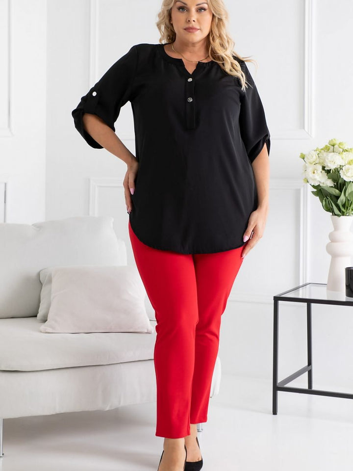 Plus size blouse model 168995 Karko-1