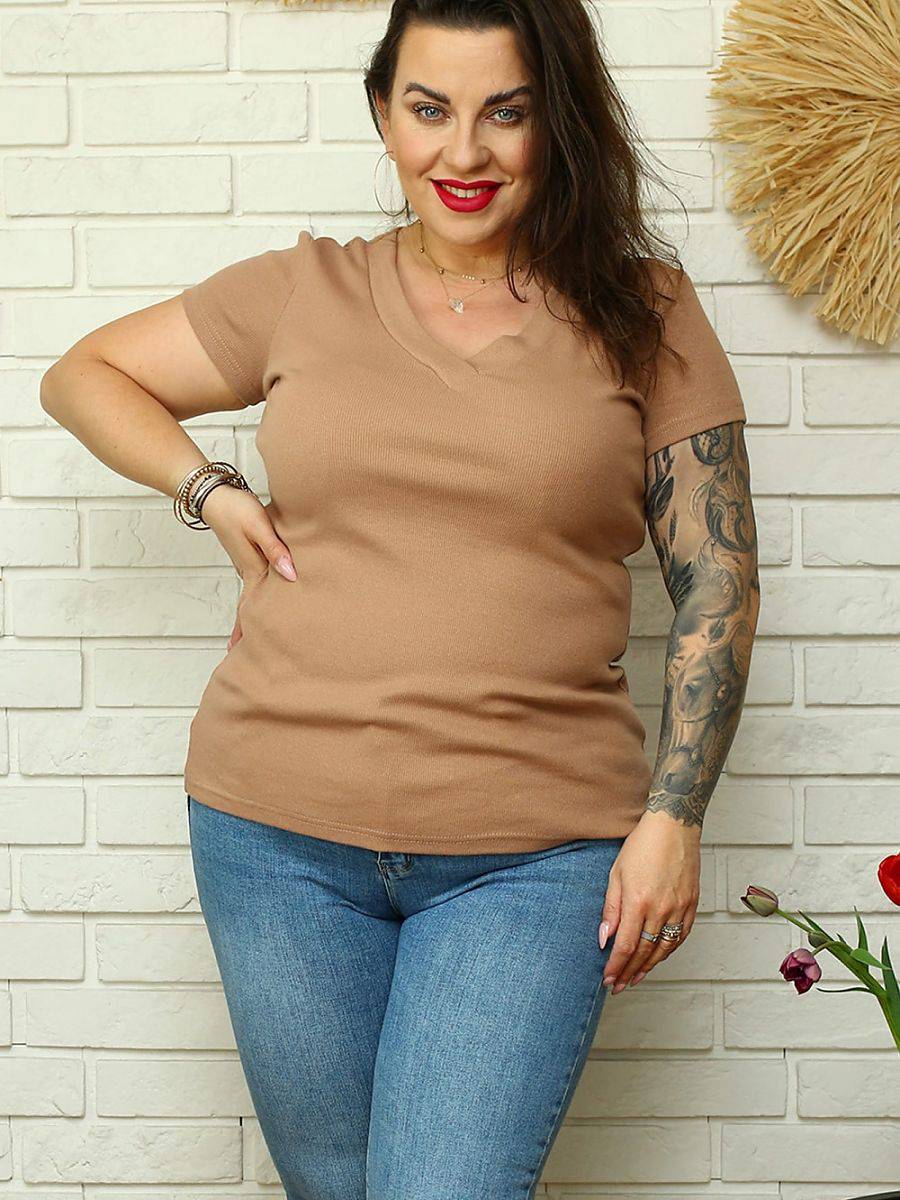 Plus size blouse model 169021 Karko-Shangri-La Fashion