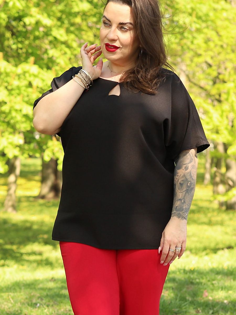 Plus size blouse model 169033 Karko-0