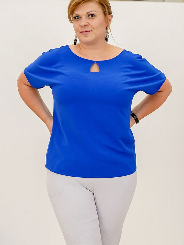 Plus size blouse model 169138 Karko-0