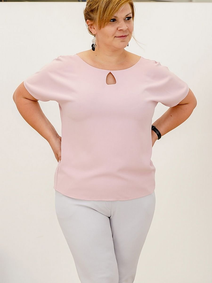 Plus size blouse model 169140 Karko-0