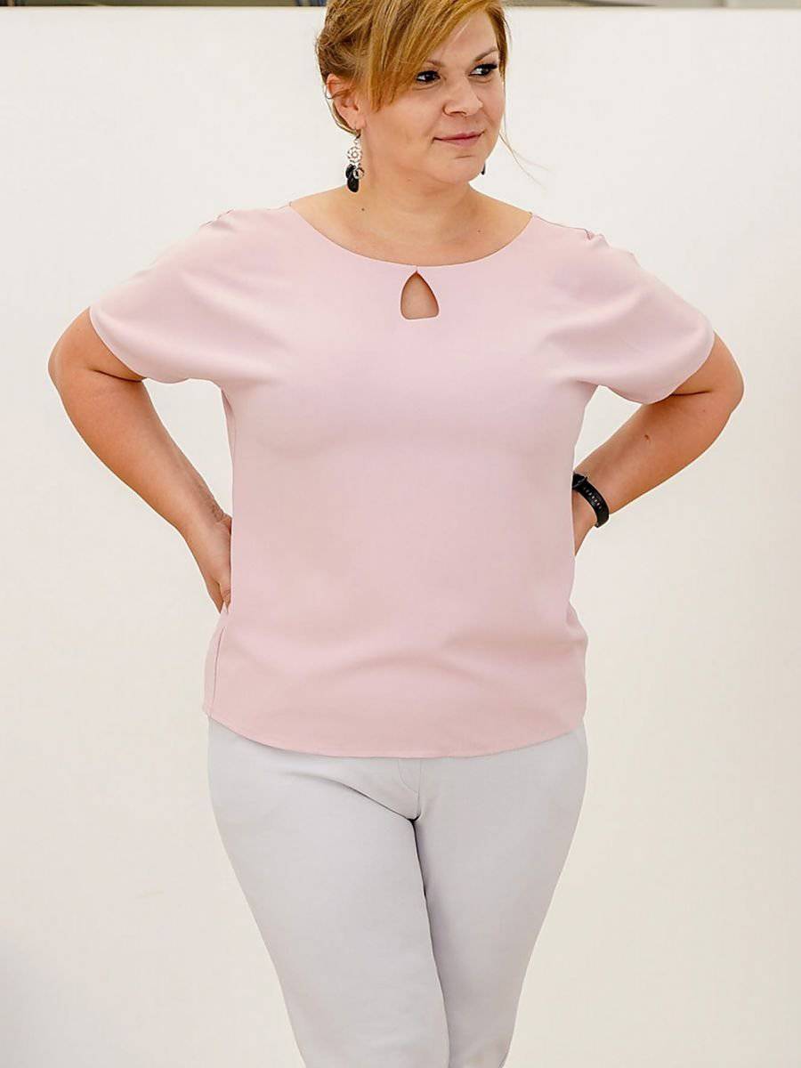 Plus size blouse model 169140 Karko