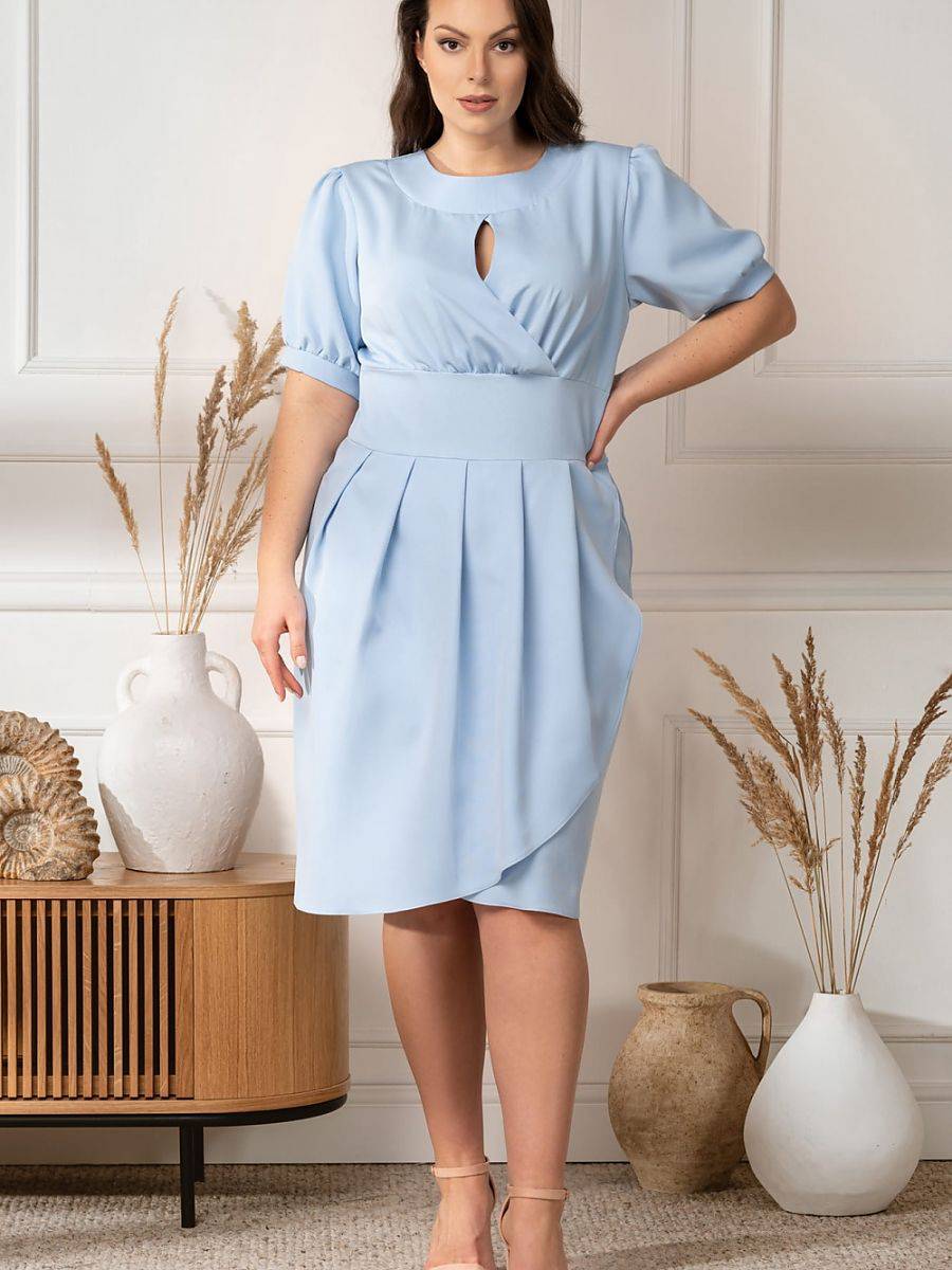 Plus size dress model 169158 Karko