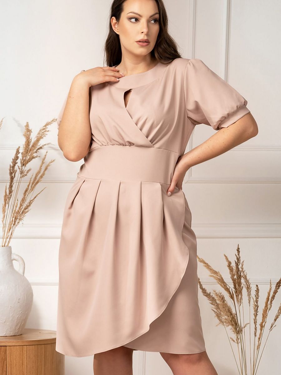 Plus size dress model 169159 Karko-0