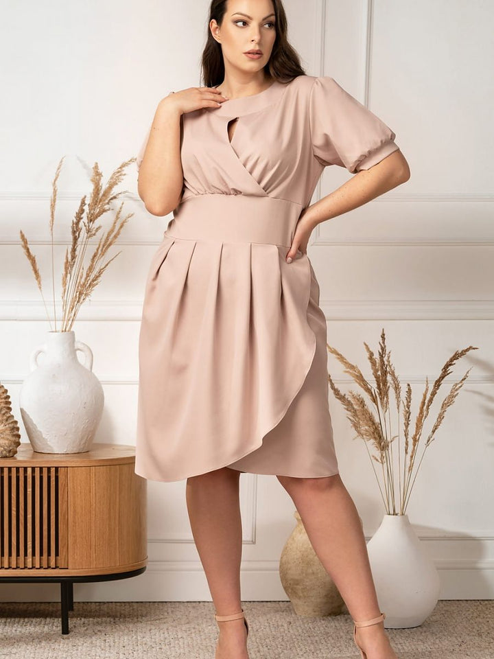 Plus size dress model 169159 Karko-1