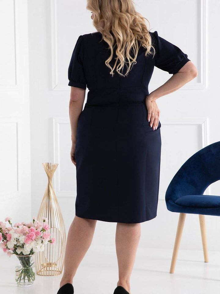 Plus size dress model 169160 Karko