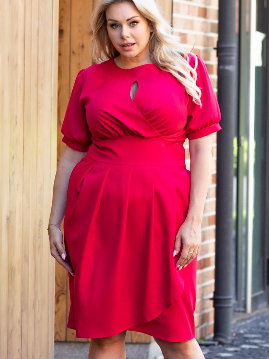 Plus size dress model 169162 Karko-0