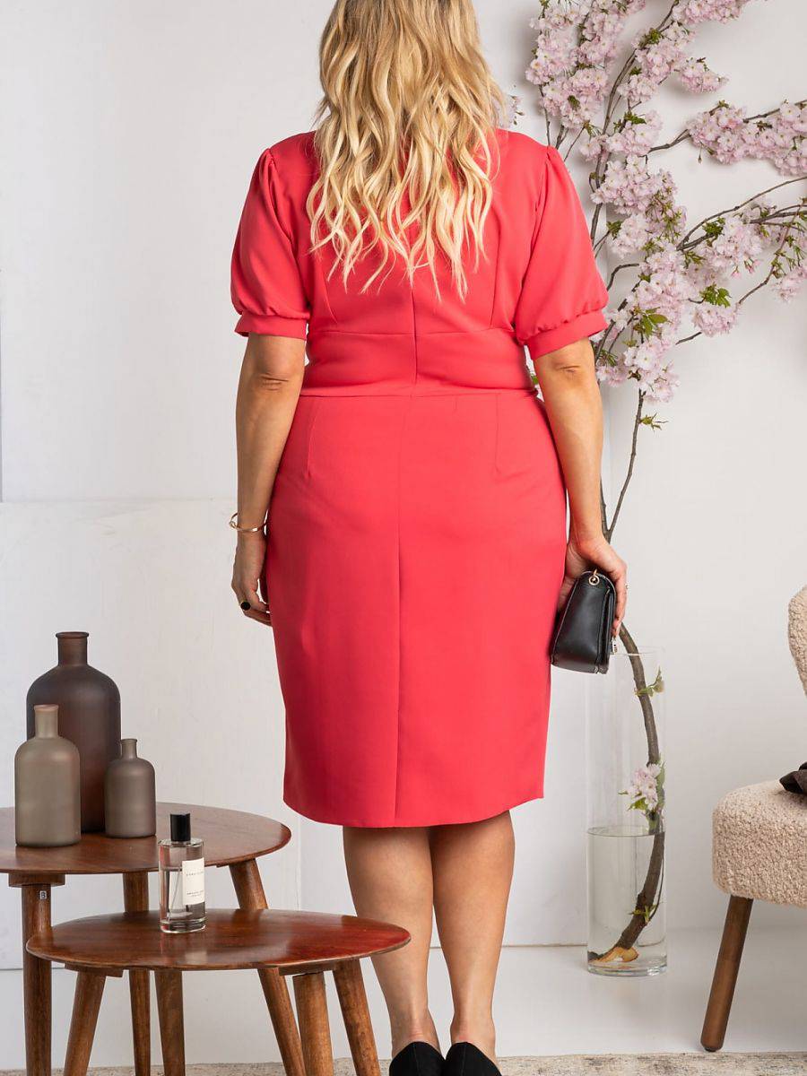 Plus size dress model 169166 Karko