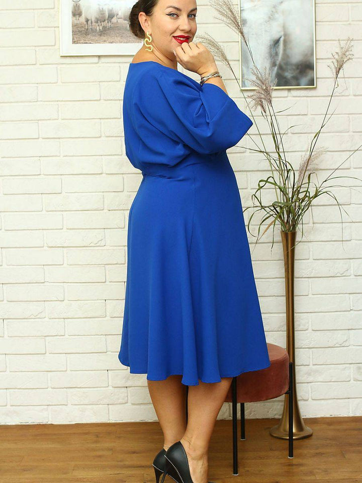 Plus size dress model 169251 Karko