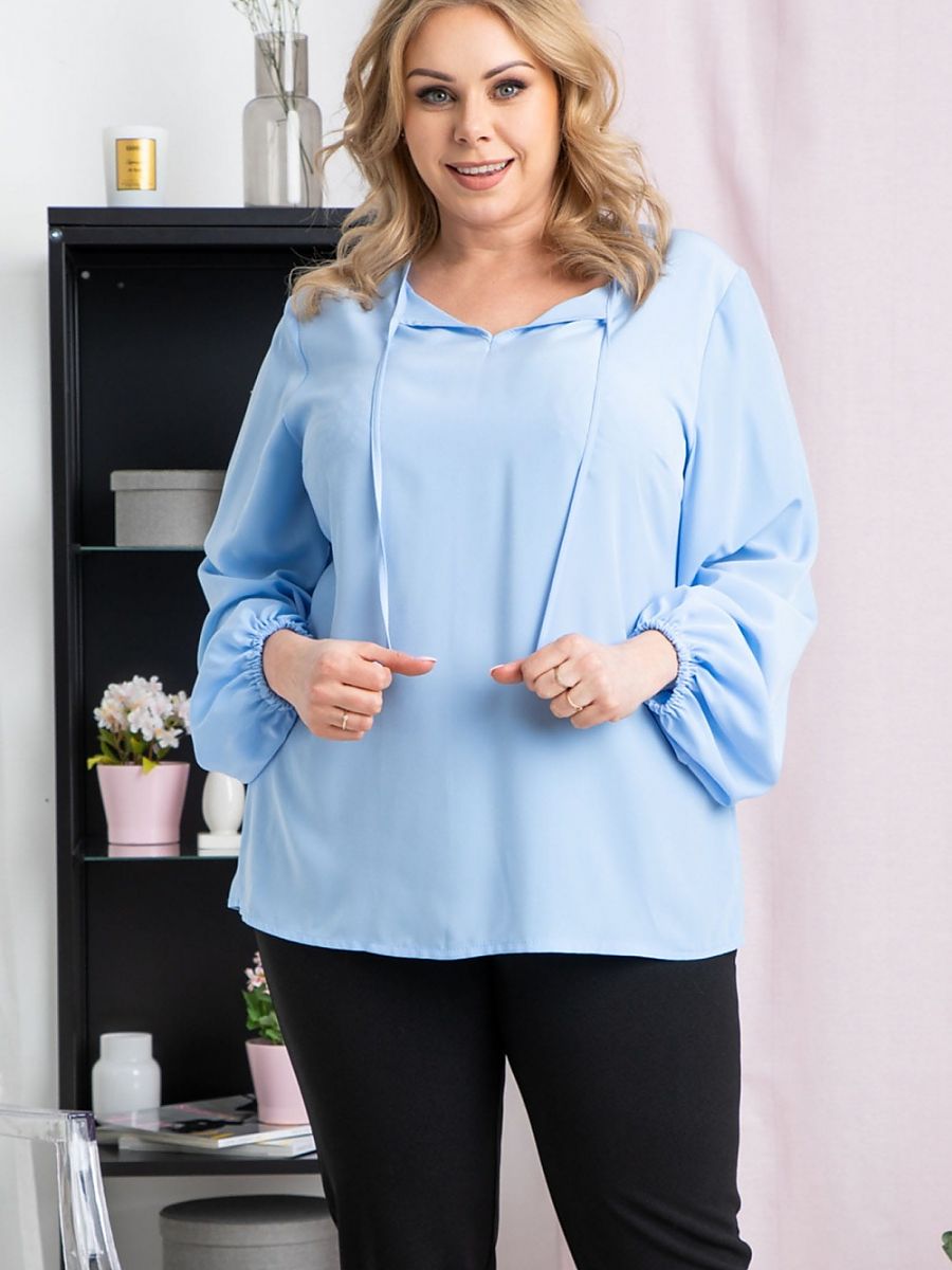 Plus size blouse model 169691 Karko-0