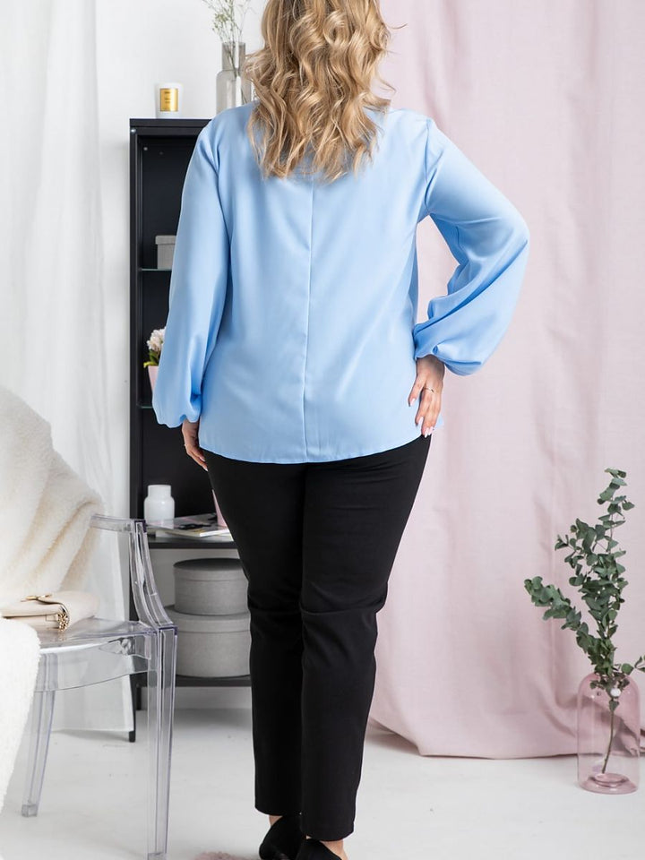 Plus size blouse model 169691 Karko-2