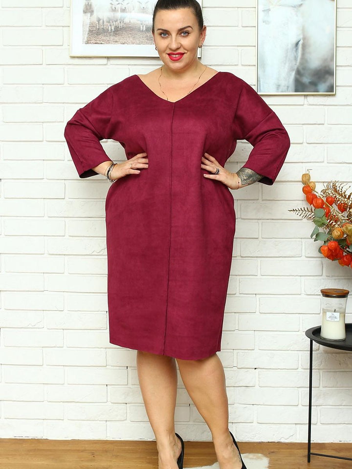 Plus size dress model 175219 Karko-2