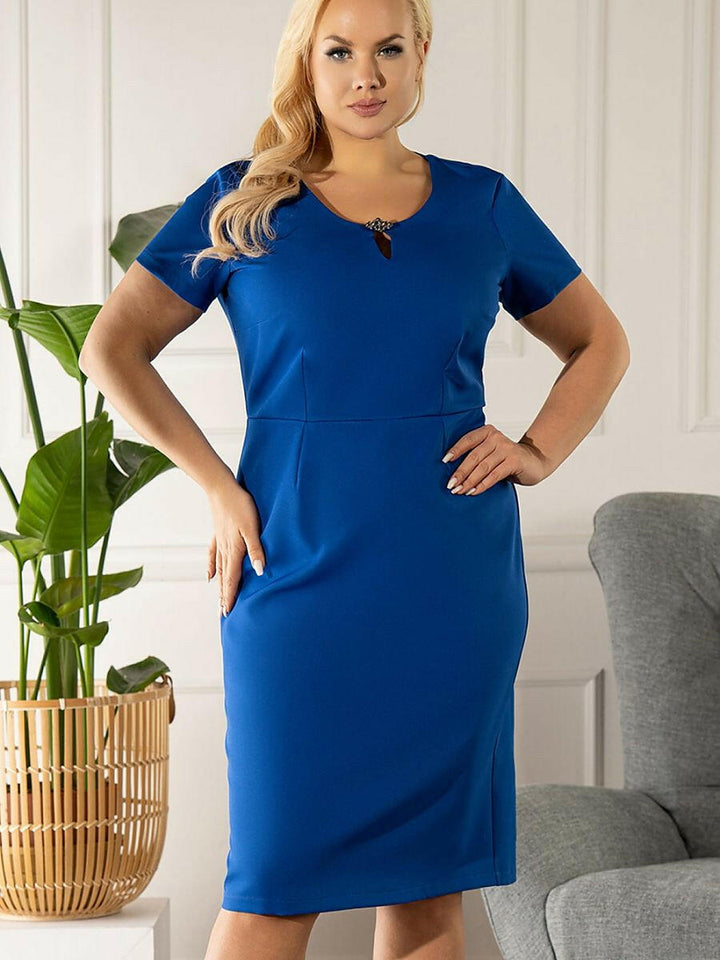 Plus size dress model 175229 Karko-0