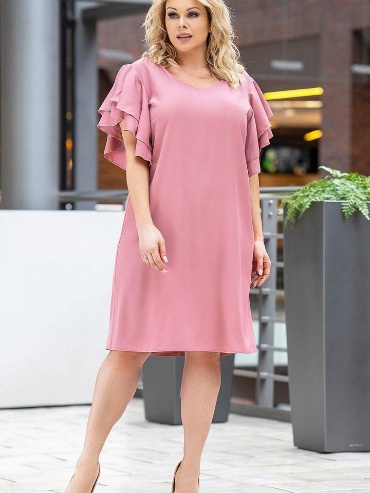 Plus size dress model 178521 Karko