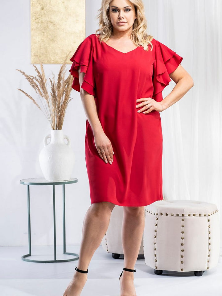 Plus size dress model 178524 Karko-1