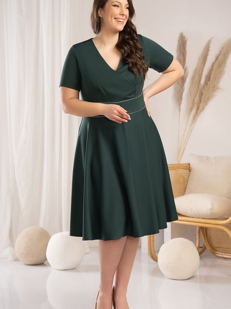 Plus size dress model 178552 Karko-0