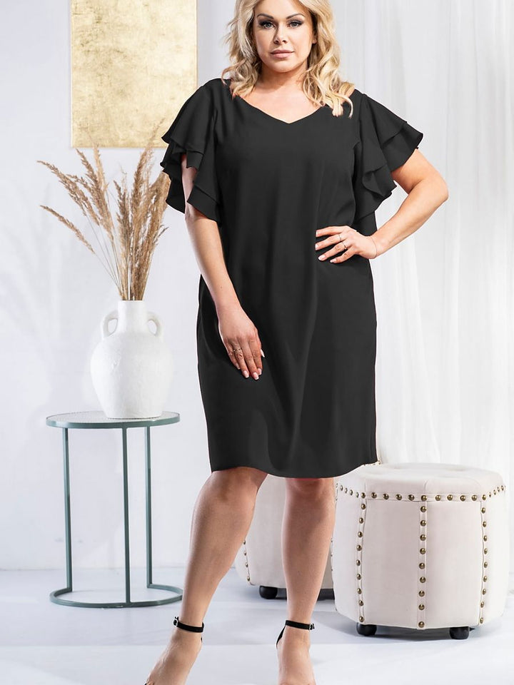 Plus size dress model 180442 Karko-0