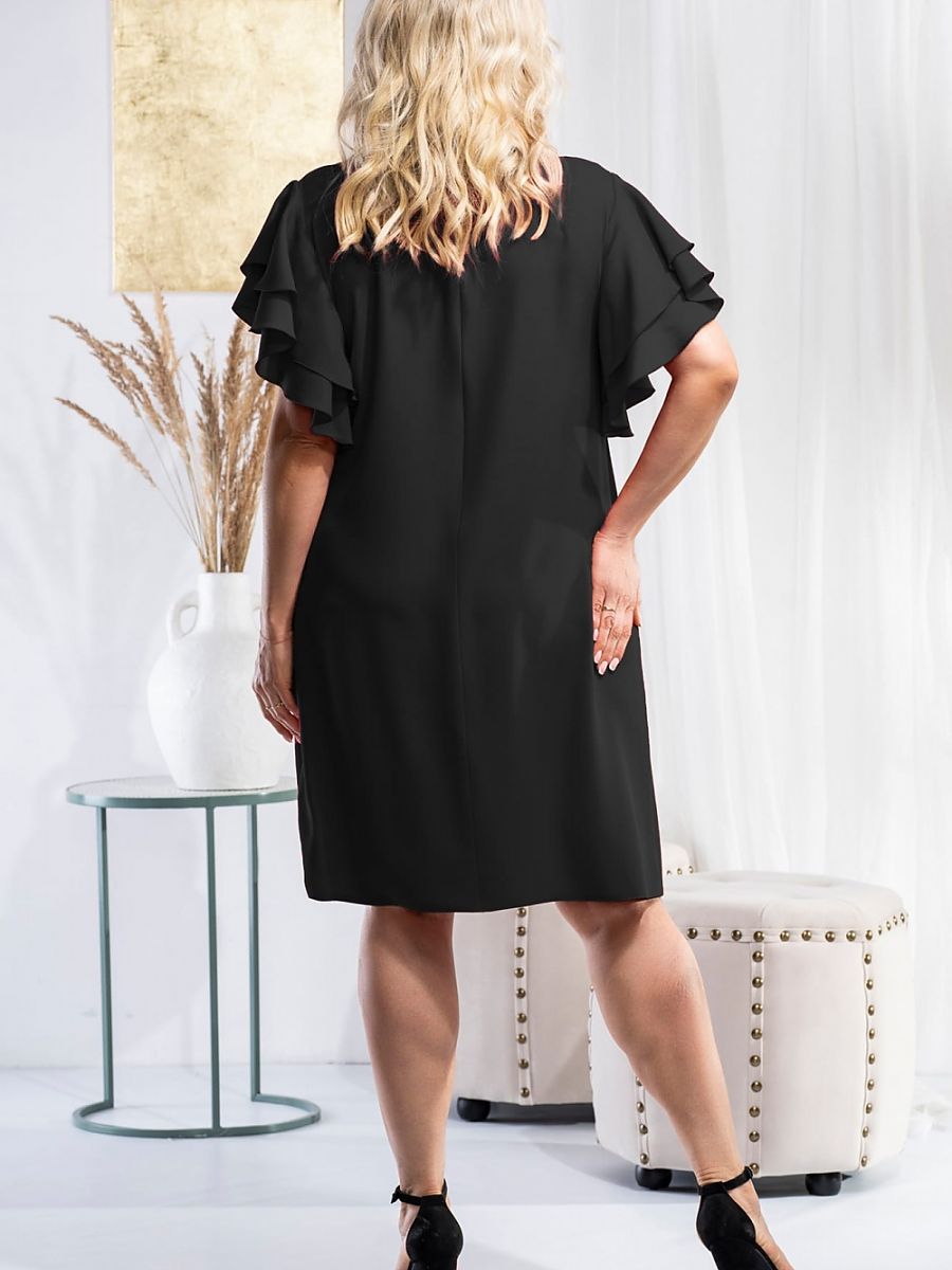 Plus size dress model 180442 Karko-2