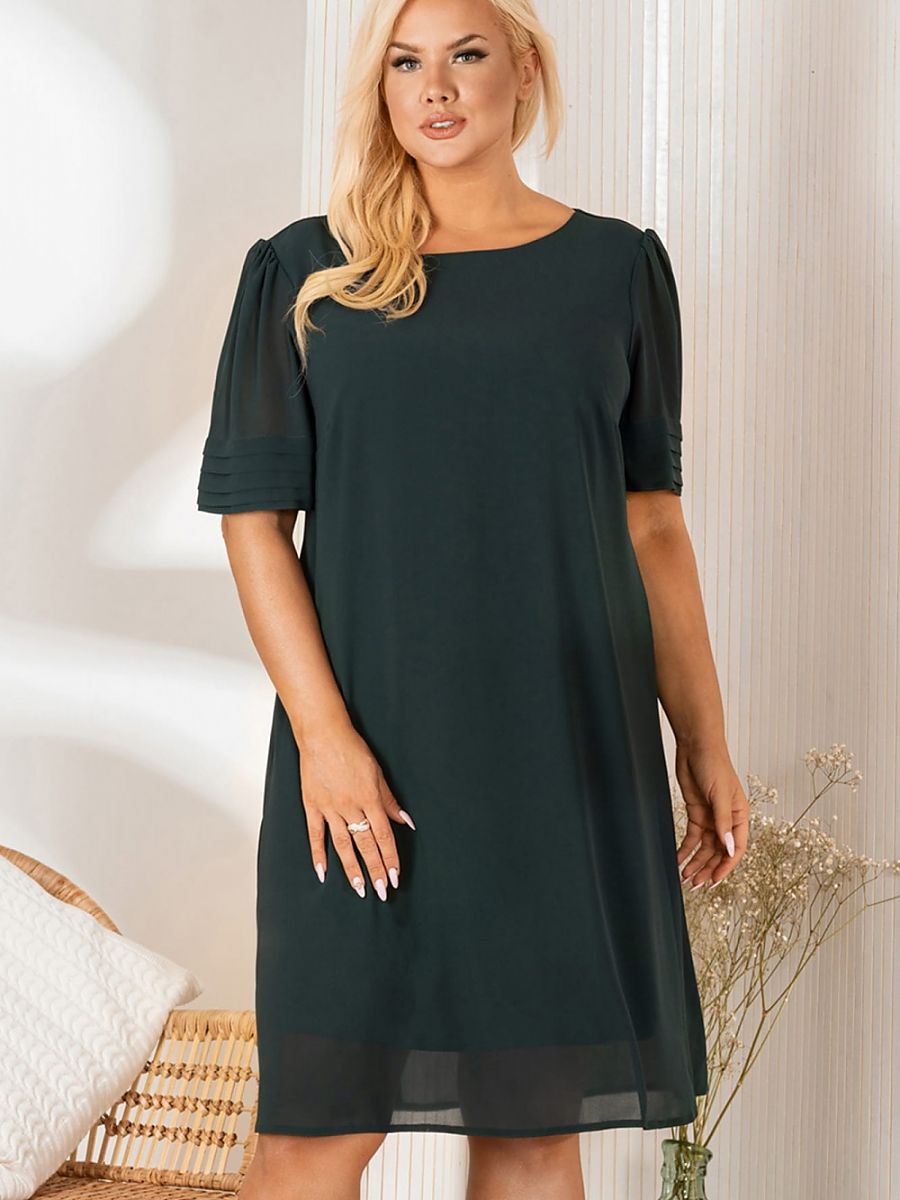 Plus size dress model 180449 Karko-0