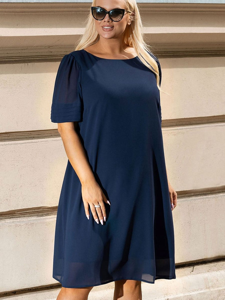 Plus size dress model 180452 Karko-0