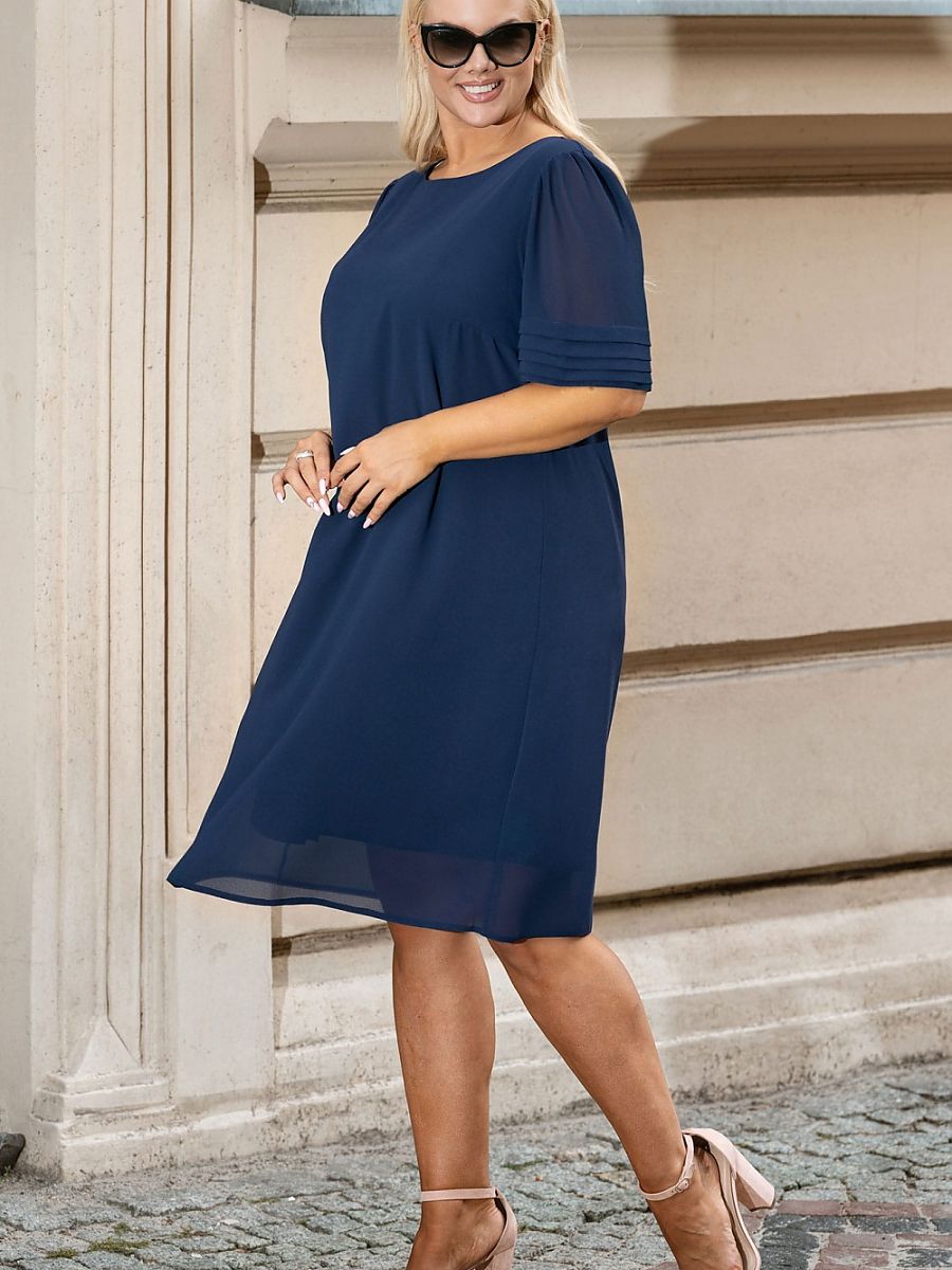 Plus size dress model 180452 Karko-3