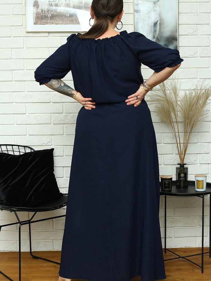 Plus size dress model 182178 Karko-2