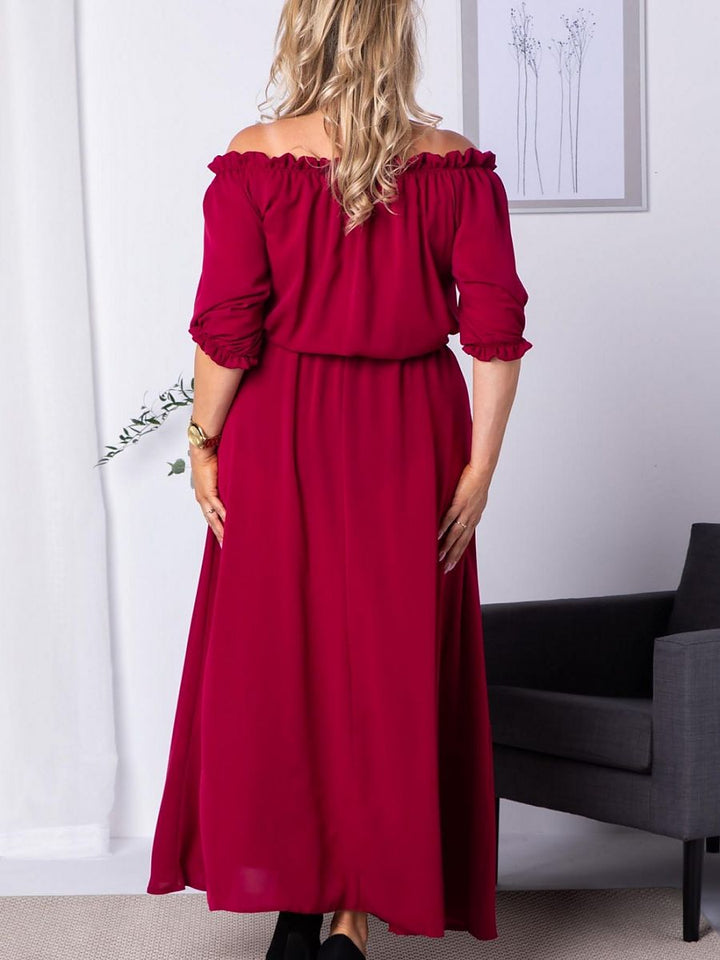 Plus size dress model 182179 Karko-2