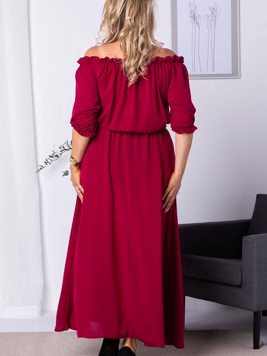 Plus size dress model 182179 Karko