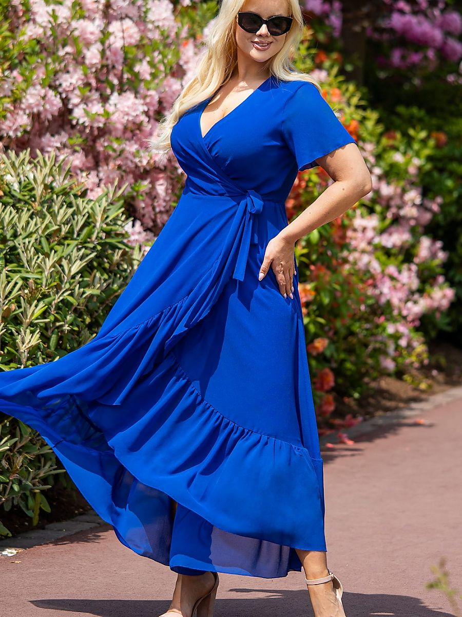 Plus size dress model 183279 Karko-0