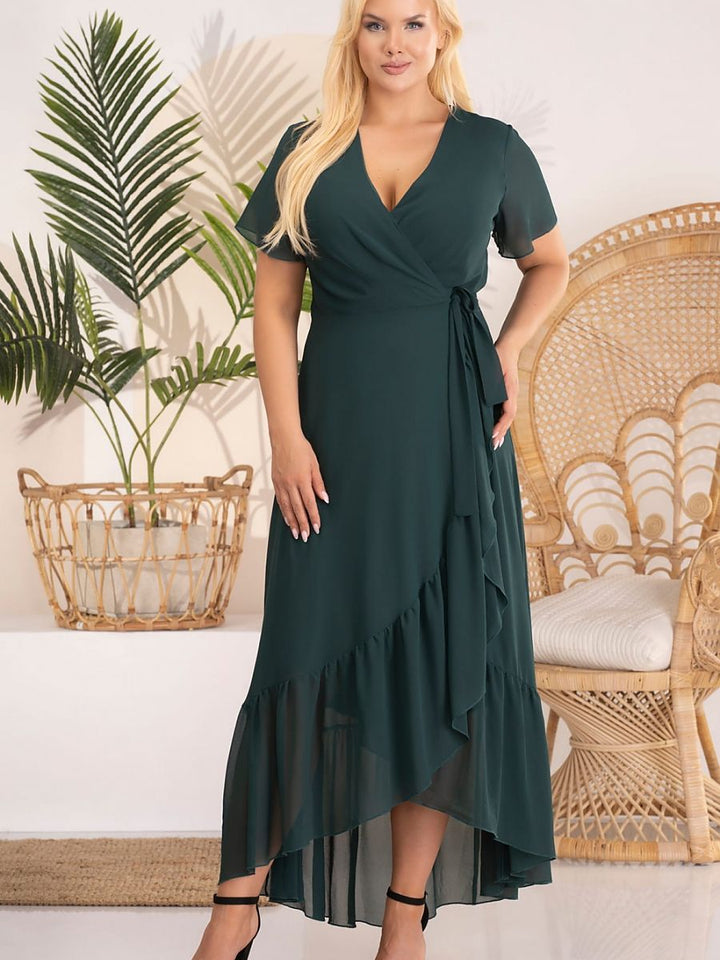 Plus size dress model 183280 Karko-0