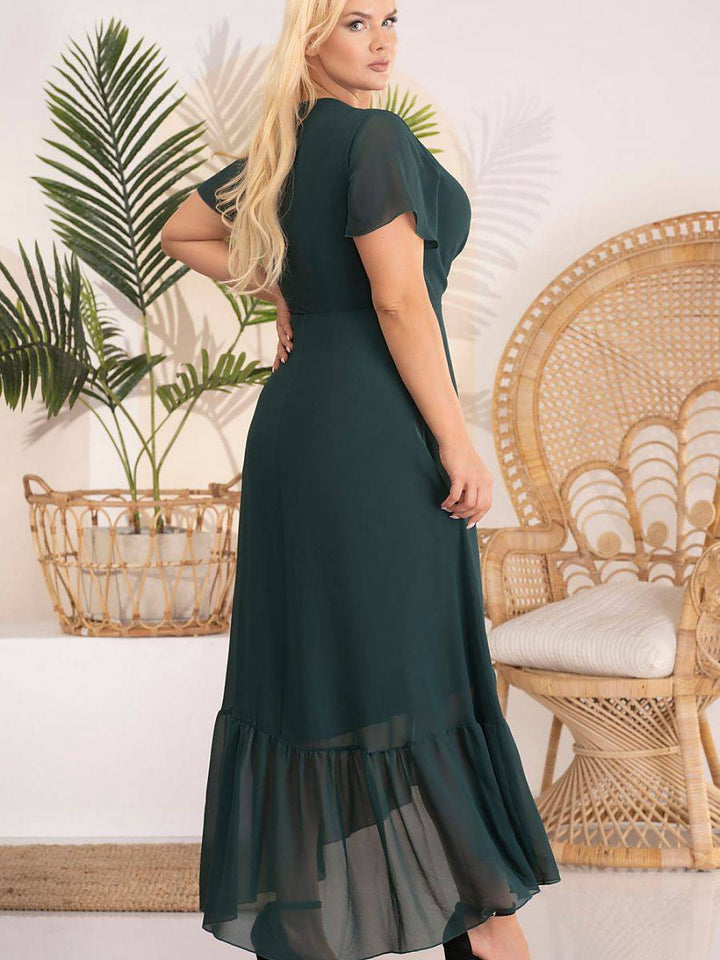 Plus size dress model 183280 Karko