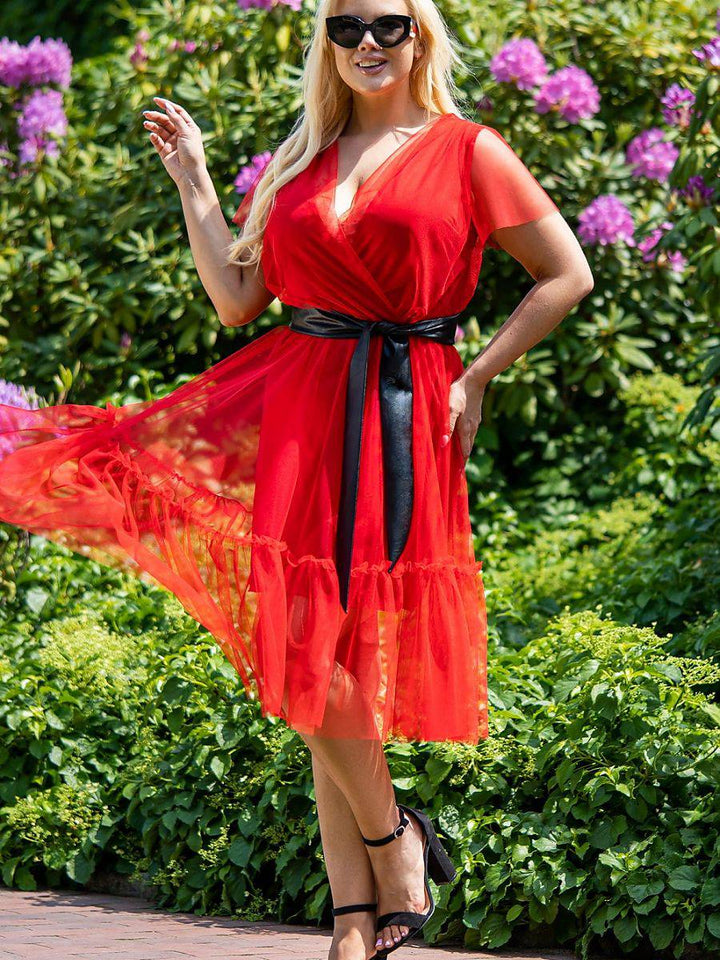 Plus size dress model 183329 Karko-Shangri-La Fashion