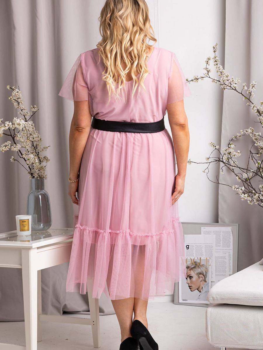 Plus size dress model 183331 Karko