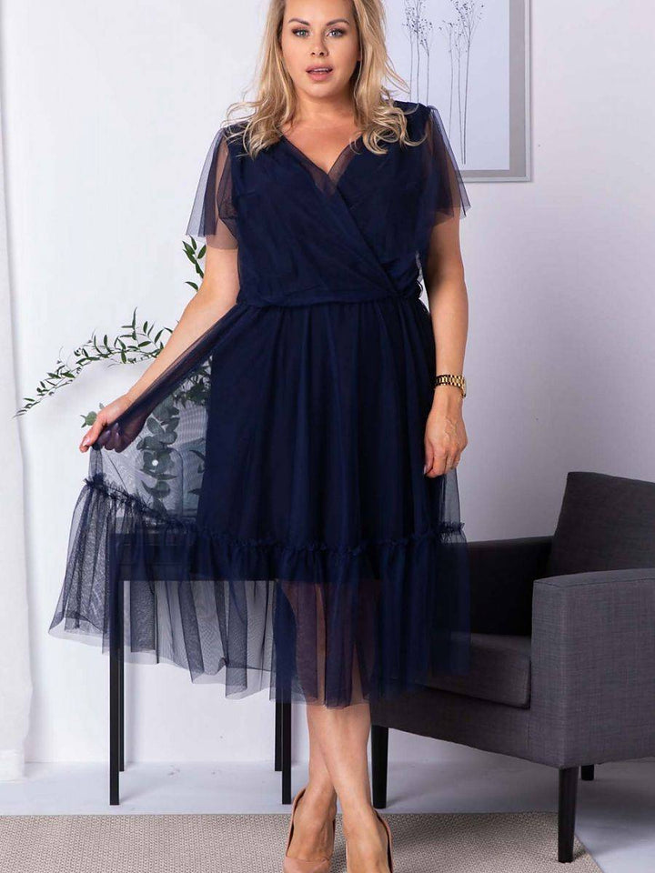 Plus size dress model 183333 Karko