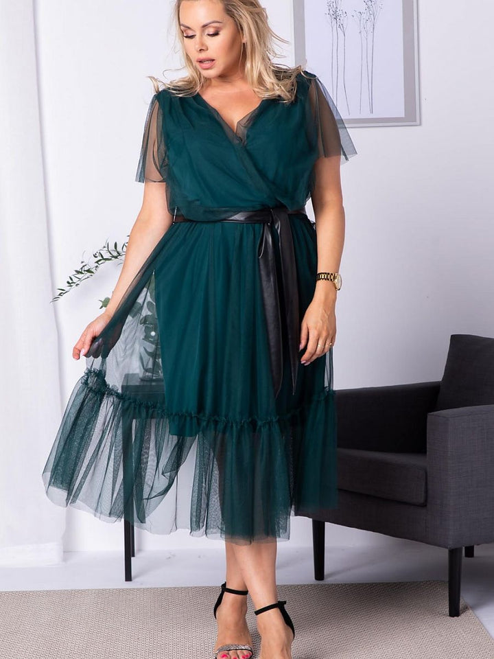 Plus size dress model 183335 Karko-0