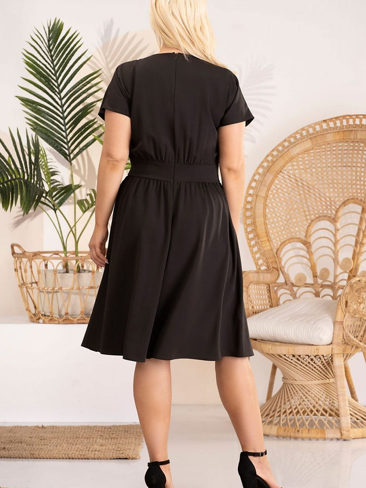 Plus size dress model 183384 Karko-2