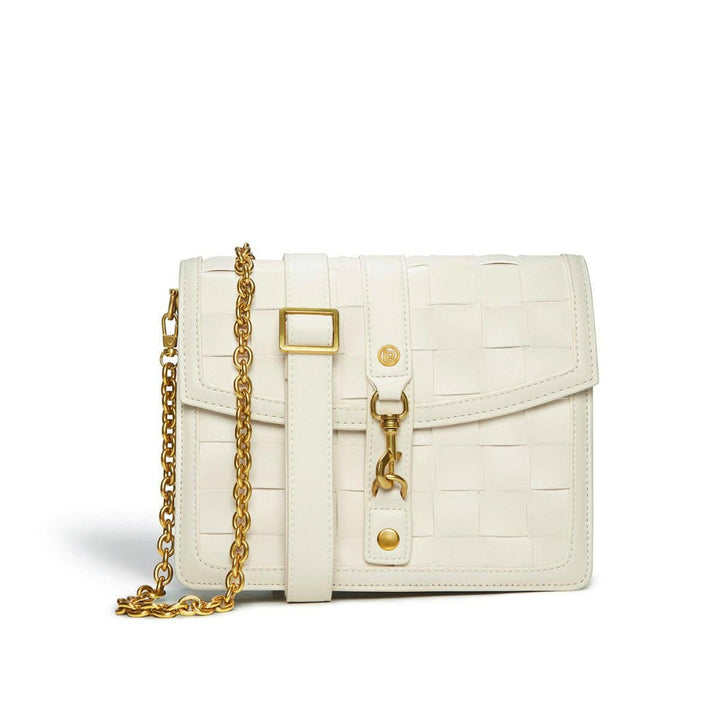 Daisy White Vegan Shoulder & Crossbody Bag-Shangri-La Fashion