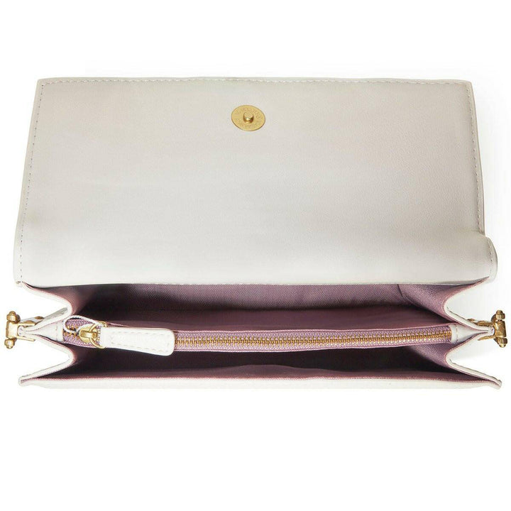 Daisy White Vegan Shoulder & Crossbody Bag-Shangri-La Fashion