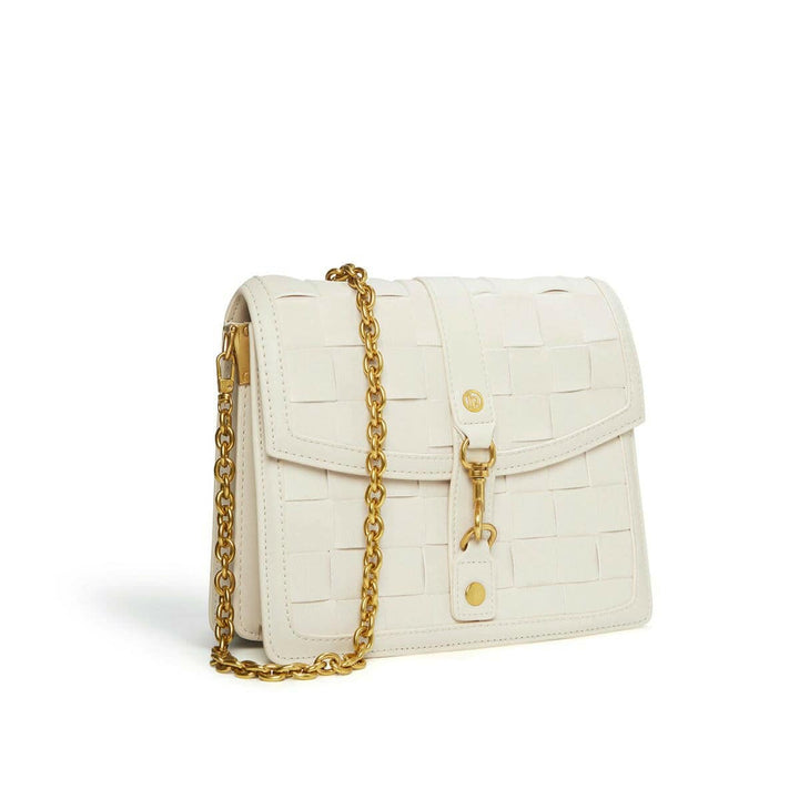 Daisy White Vegan Shoulder & Crossbody Bag-Shangri-La Fashion