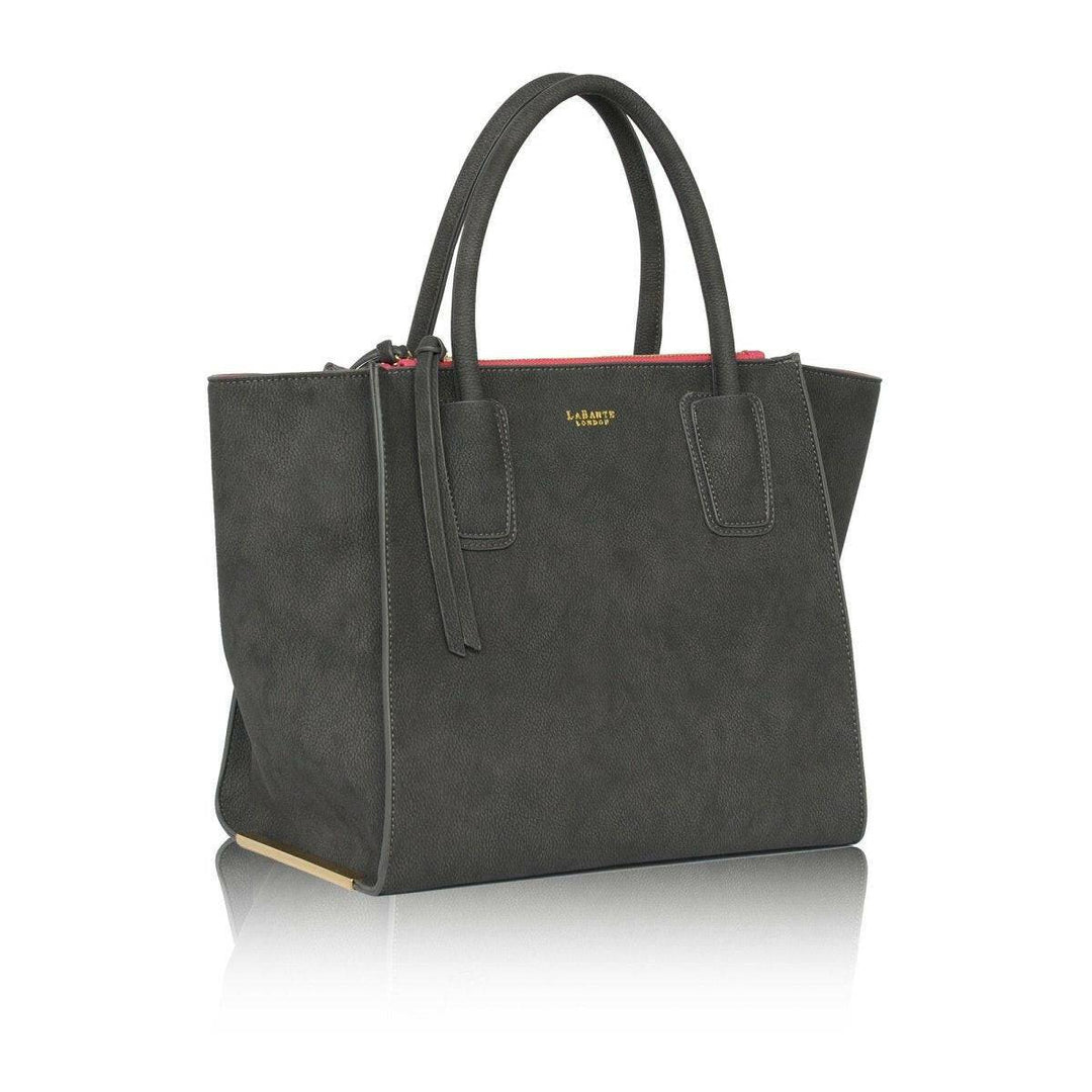 Grey - Demi Winged Faux Leather Bag-Shangri-La Fashion