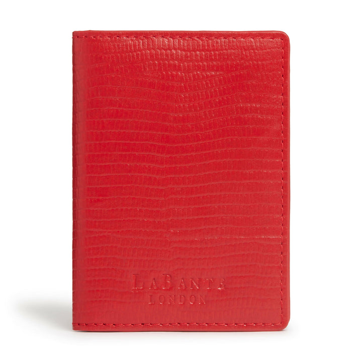 Nutcombe Red Passport Holder & bi-fold CC holder Gift Box-Shangri-La Fashion