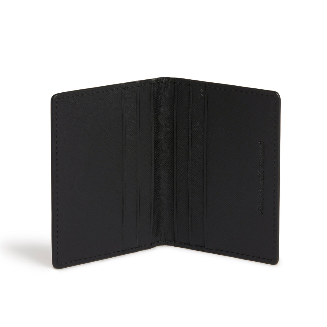 Nutcombe Black Passport Holder & bi-fold CC holder Gift Box-Shangri-La Fashion