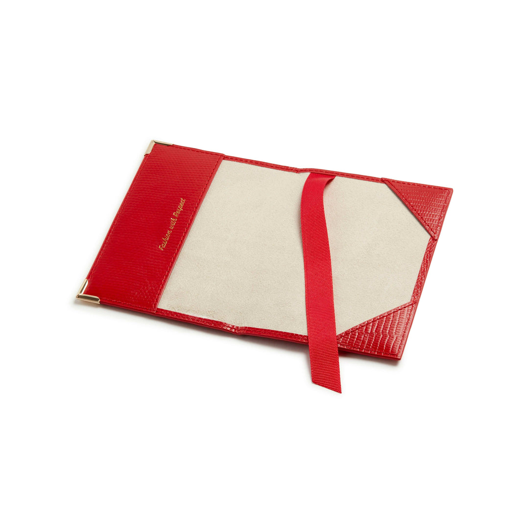 Nutcombe Red Passport Holder & bi-fold CC holder Gift Box-Shangri-La Fashion