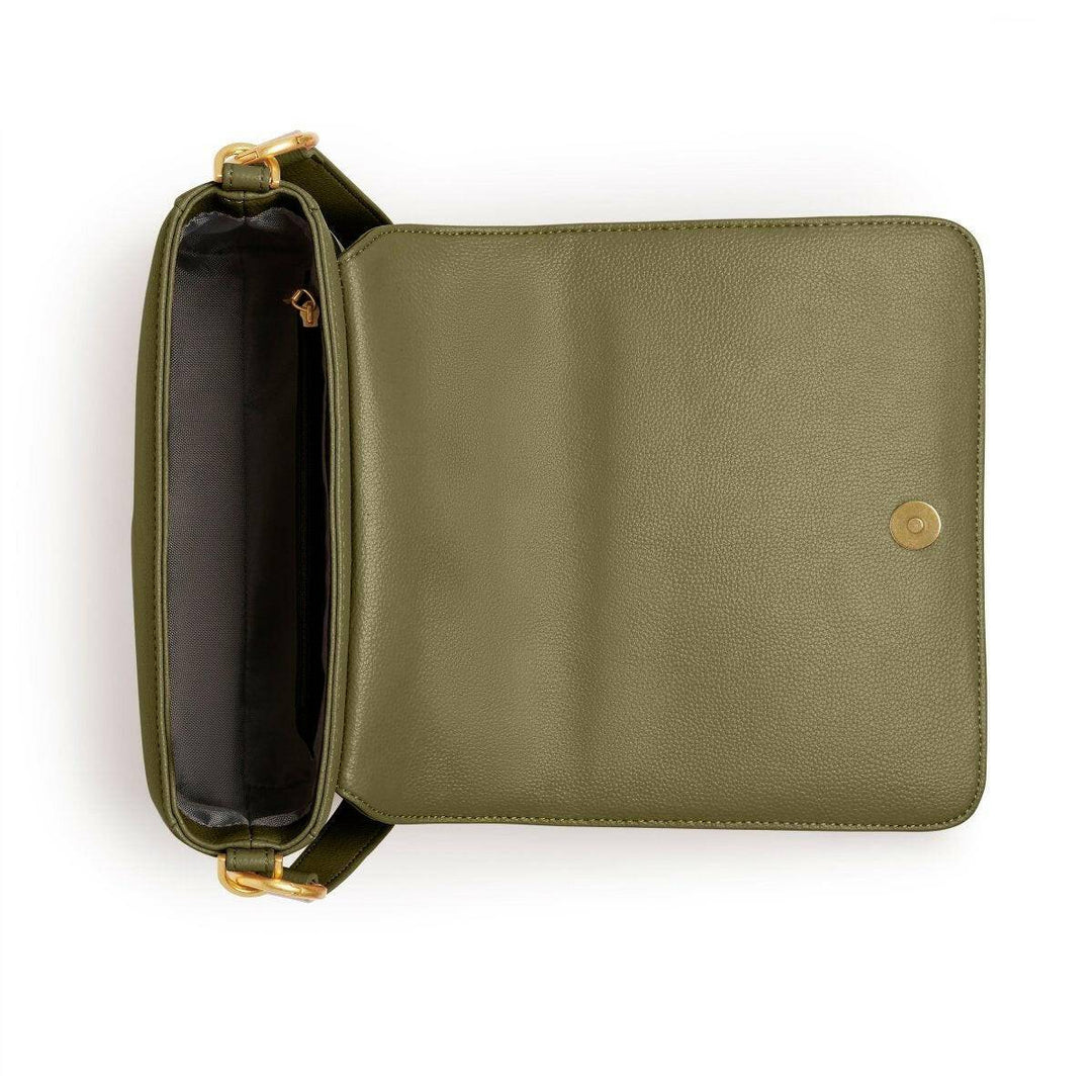 Iris Shoulder Bag in Green-Shangri-La Fashion