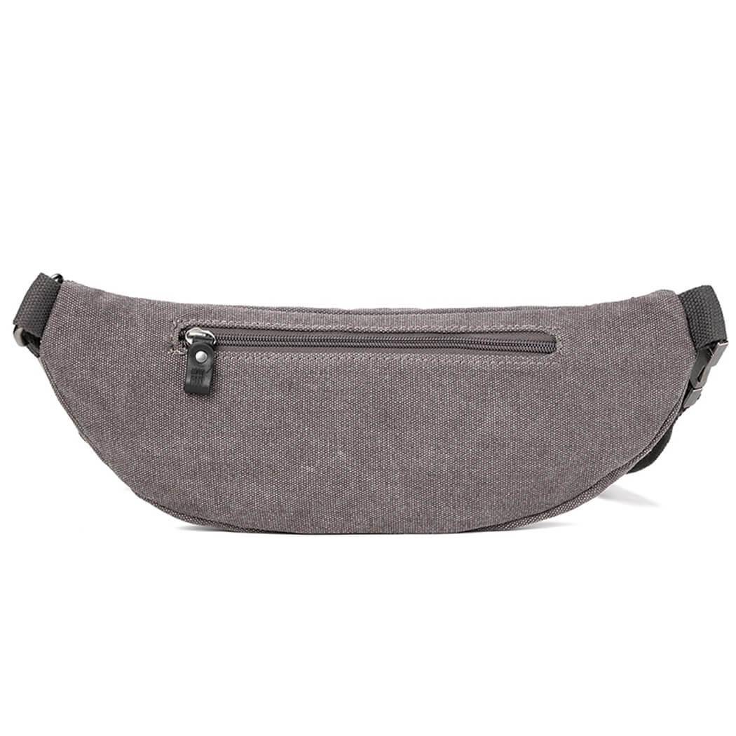 TRP1513 Troop London Classic Canvas Waist Bag (Charcoal)