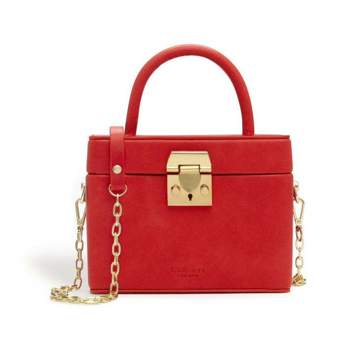 Mae Red Vegan Crossbody Satchel-Shangri-La Fashion