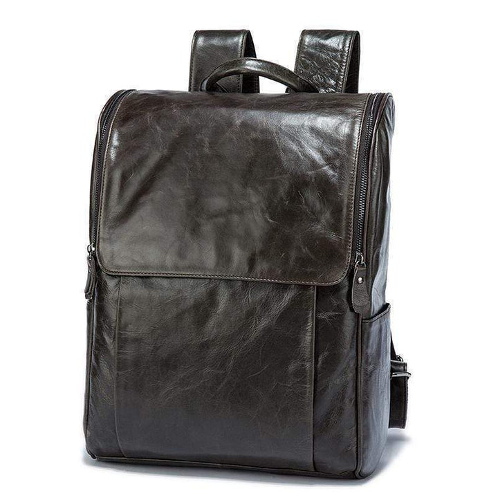 Men's Leather backpack-Shangri-La Fashion