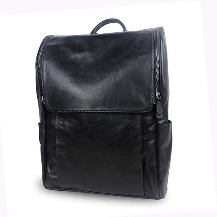 Men's Leather backpack-6