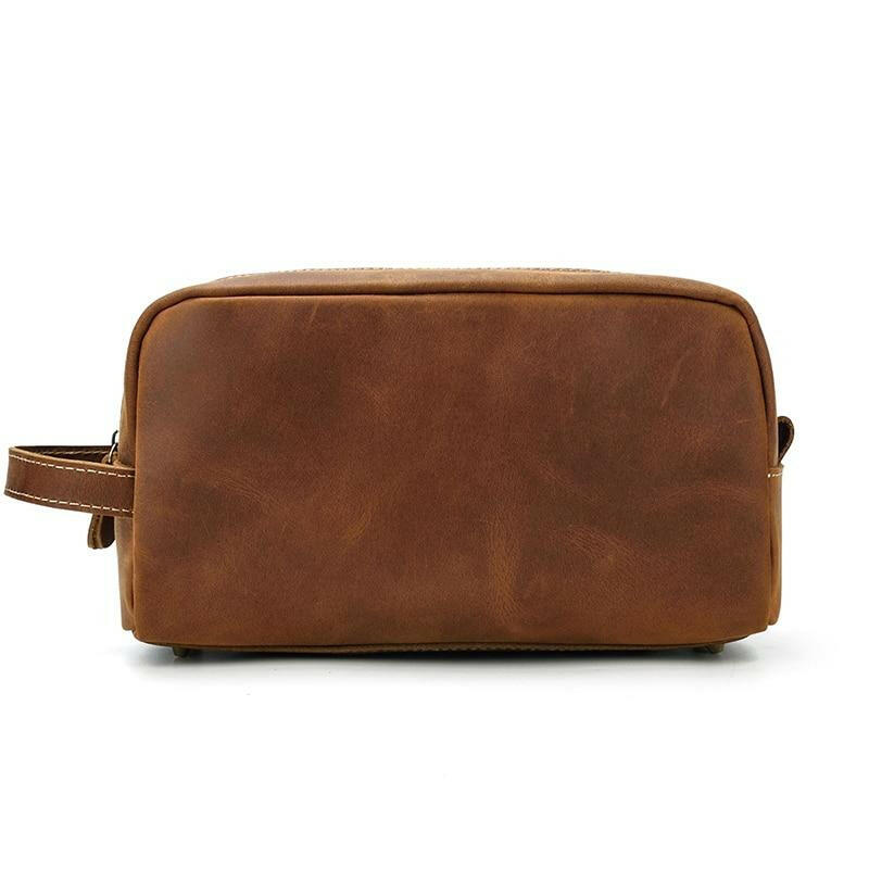 The Wanderer Toiletry Bag | Genuine Leather Toiletry Bag-2