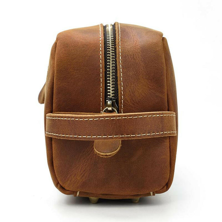 The Wanderer Toiletry Bag | Genuine Leather Toiletry Bag-4